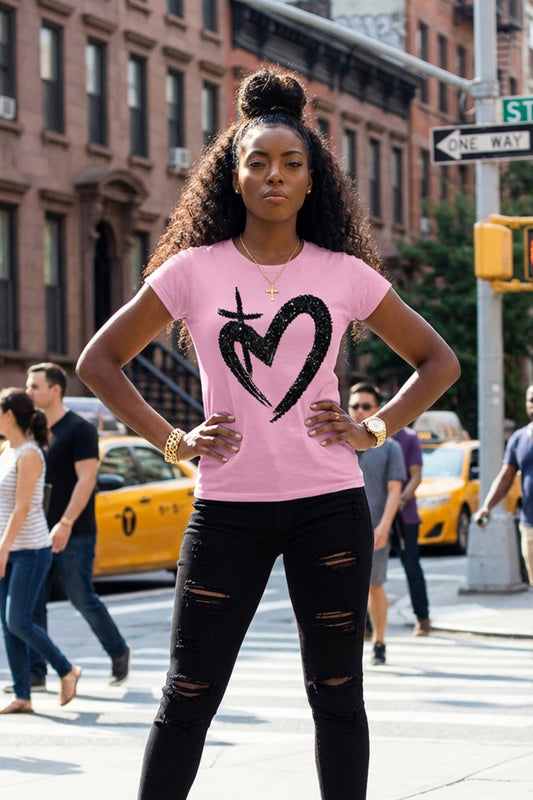 ETERNAL LOVE | Glitter Womens Tee