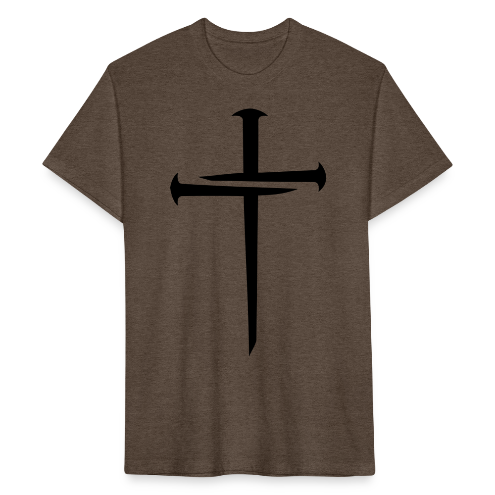NAILED | Velvet Shadow - Fitted Tee - heather espresso
