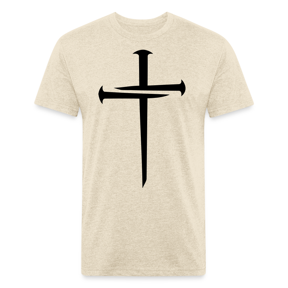 NAILED | Velvet Shadow - Fitted Tee - heather cream