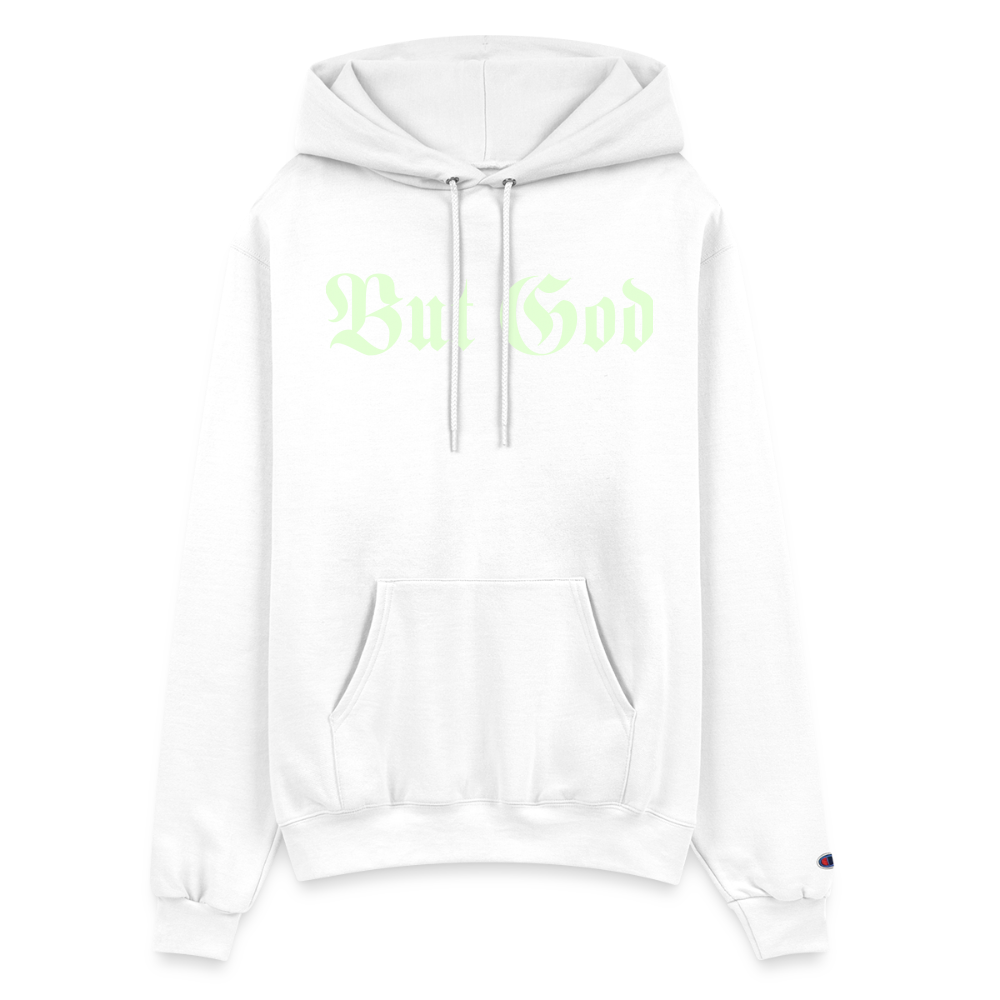 BUT GOD | Glo Stick - Adult Hoodie - white