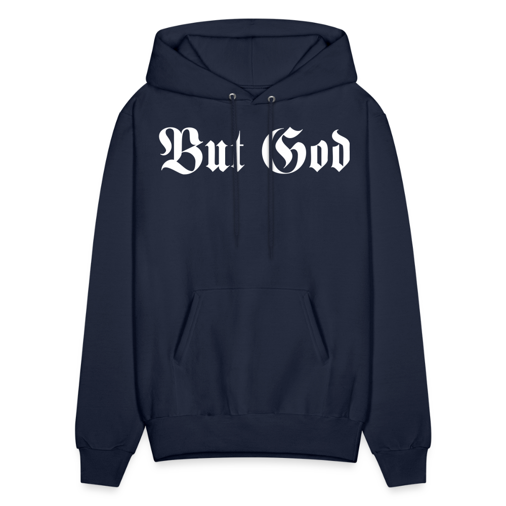 BUT GOD | Adult Hoodie - navy