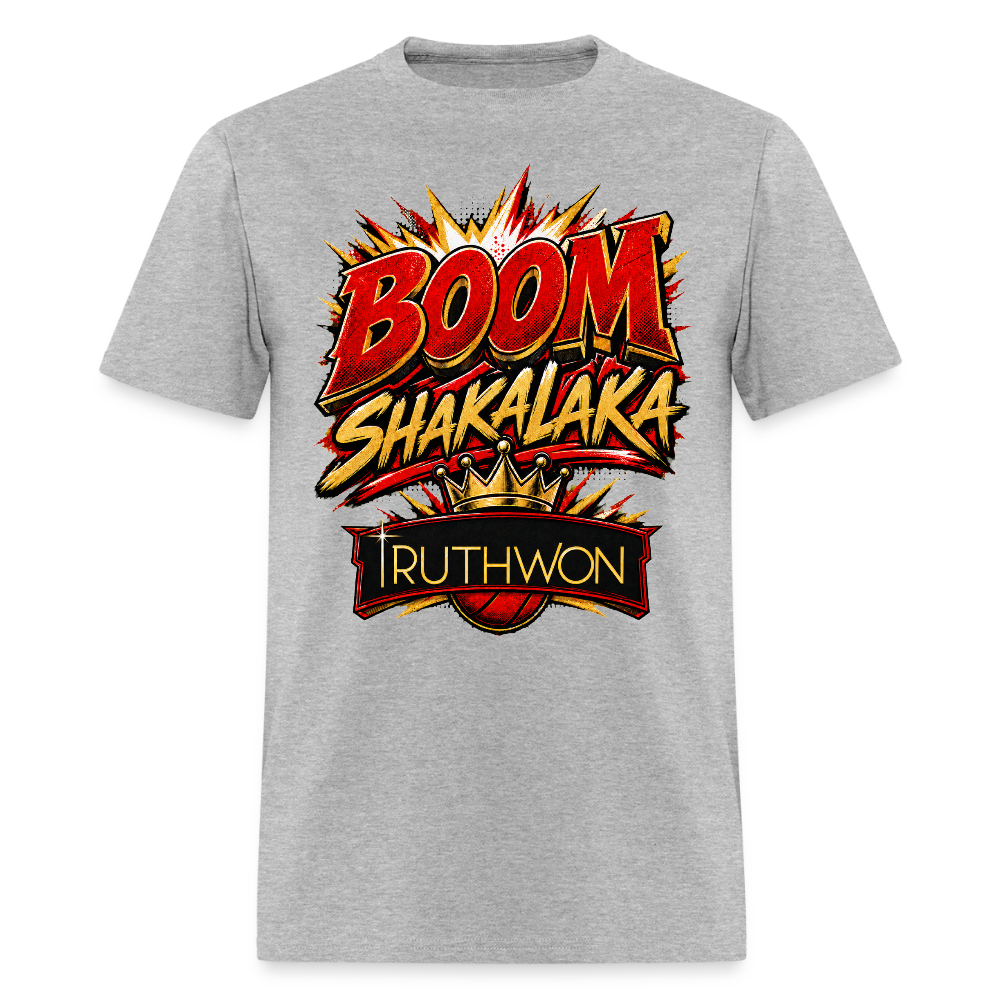 Boom Shakalaka TruthWon | Men's T-Shirt - heather gray