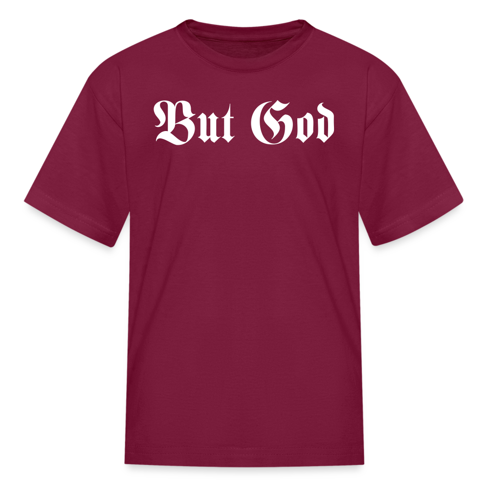 BUT GOD - TAB EDITION | Kids Tee - burgundy