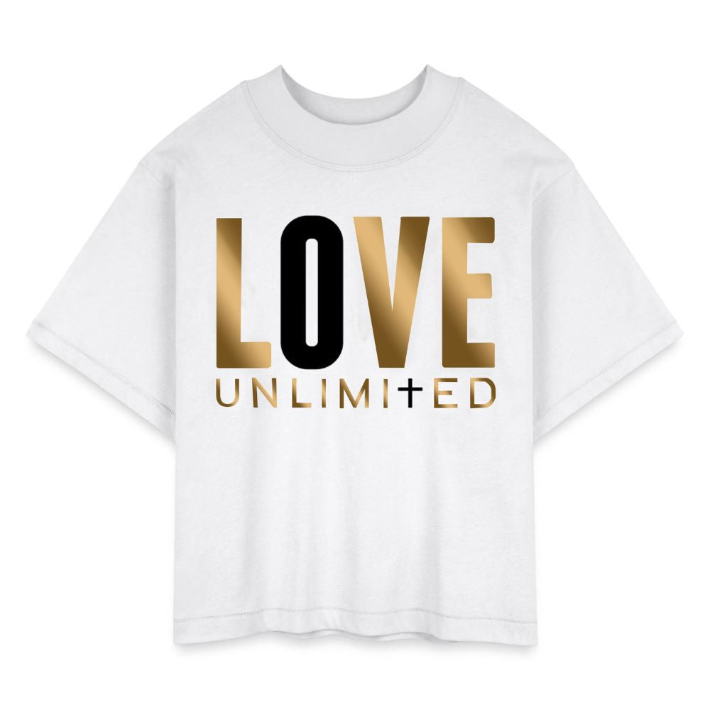 LOVE UNLIMITED | Golden Onyx - Boxy Tee