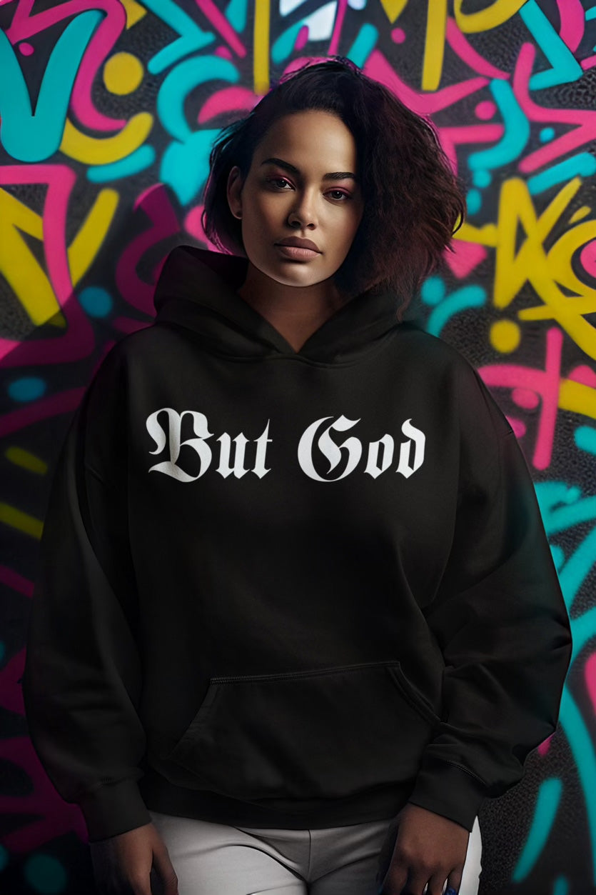 BUT GOD | Sanctified Shade  - Adult Hoodie