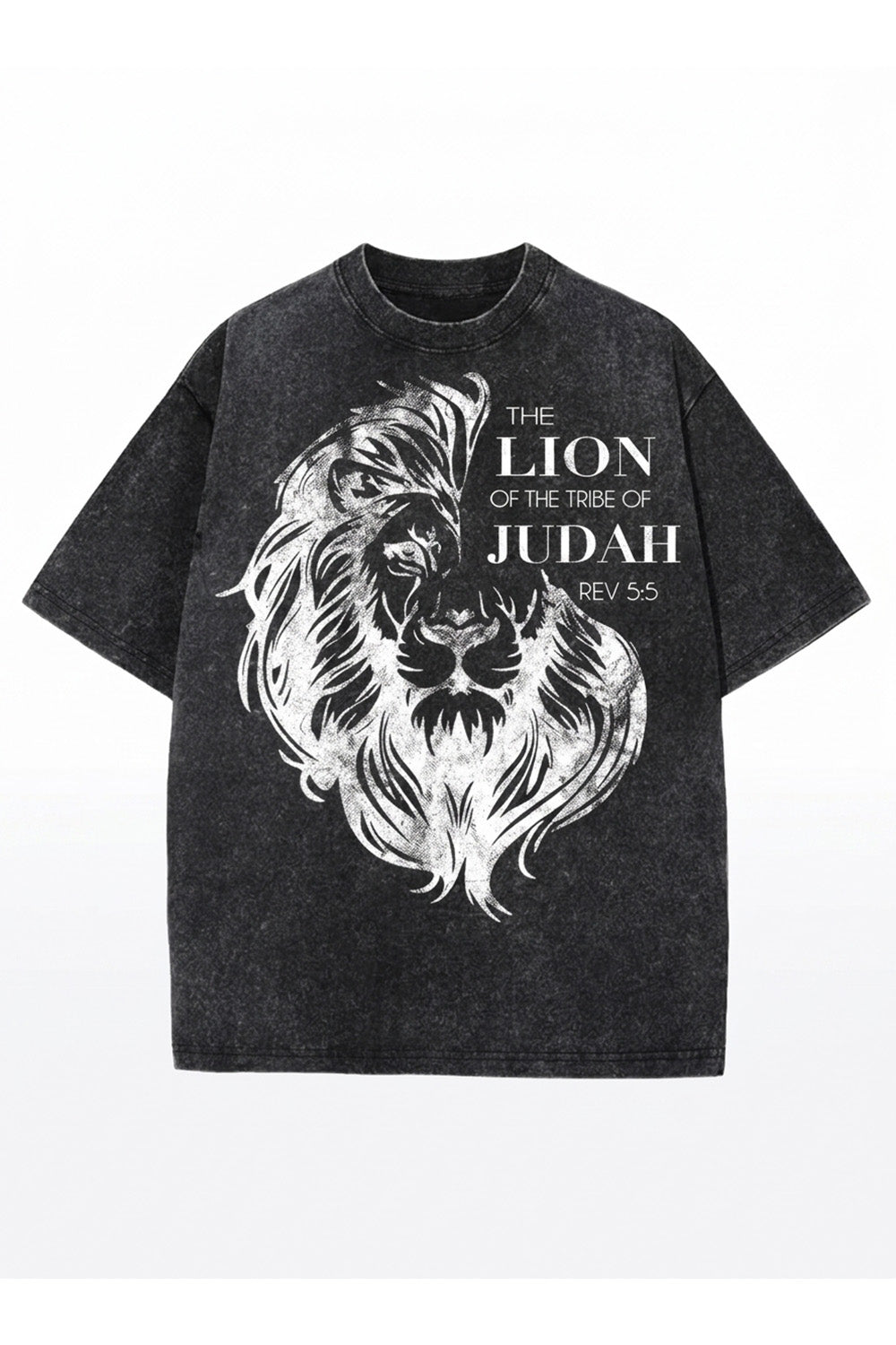 LION OF JUDAH | Oversized Acid Wash Tshirt