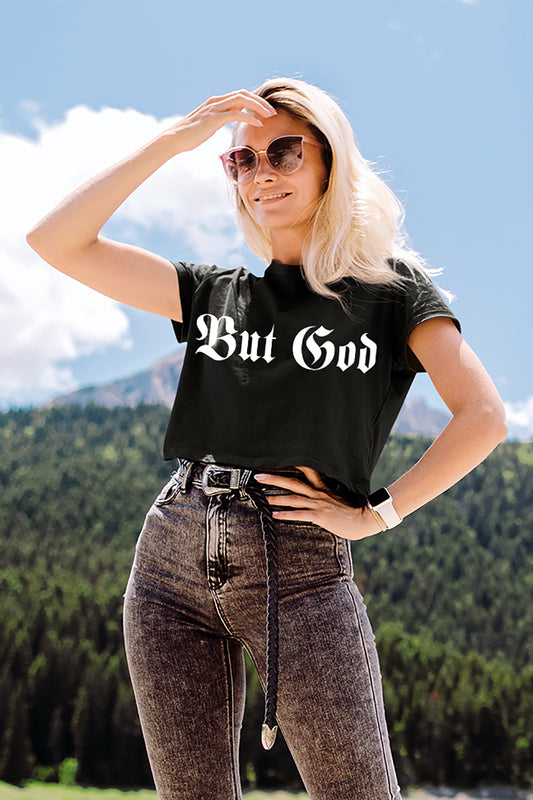 BUT GOD | Sanctified Shade - Boxy Tee