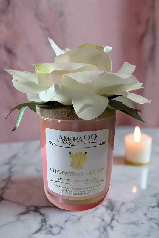 Cleopatra's Crown Rose Gold Soy Blend Candle