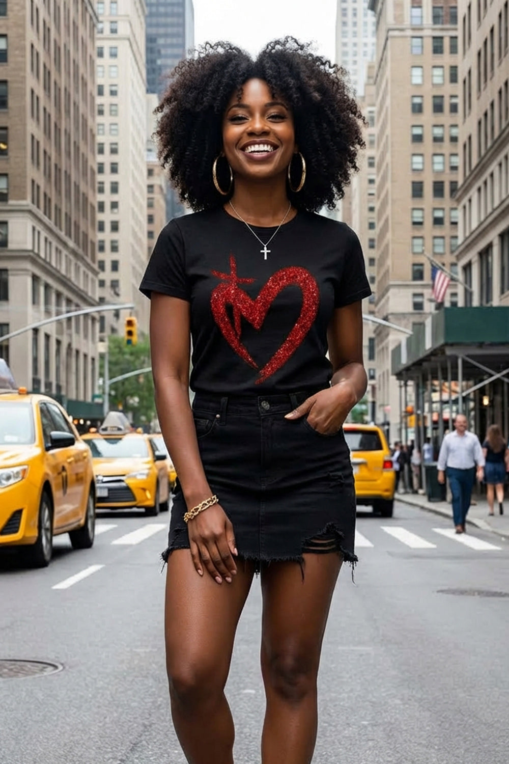 ETERNAL LOVE |  Glitter Womens Tee