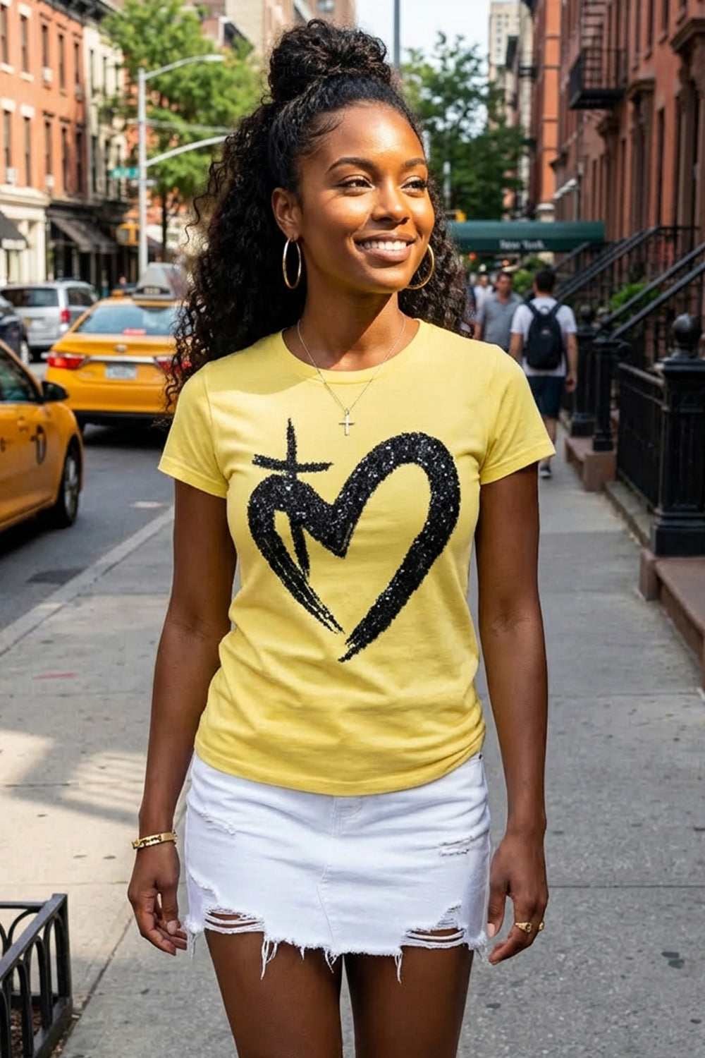 ETERNAL LOVE |  Glitter Womens Tee