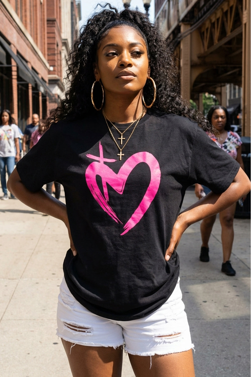 ETERNAL LOVE | Neon Pink Unisex Tshirt