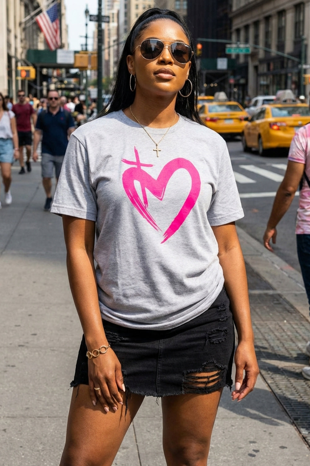 ETERNAL LOVE | Neon Pink Unisex Tshirt