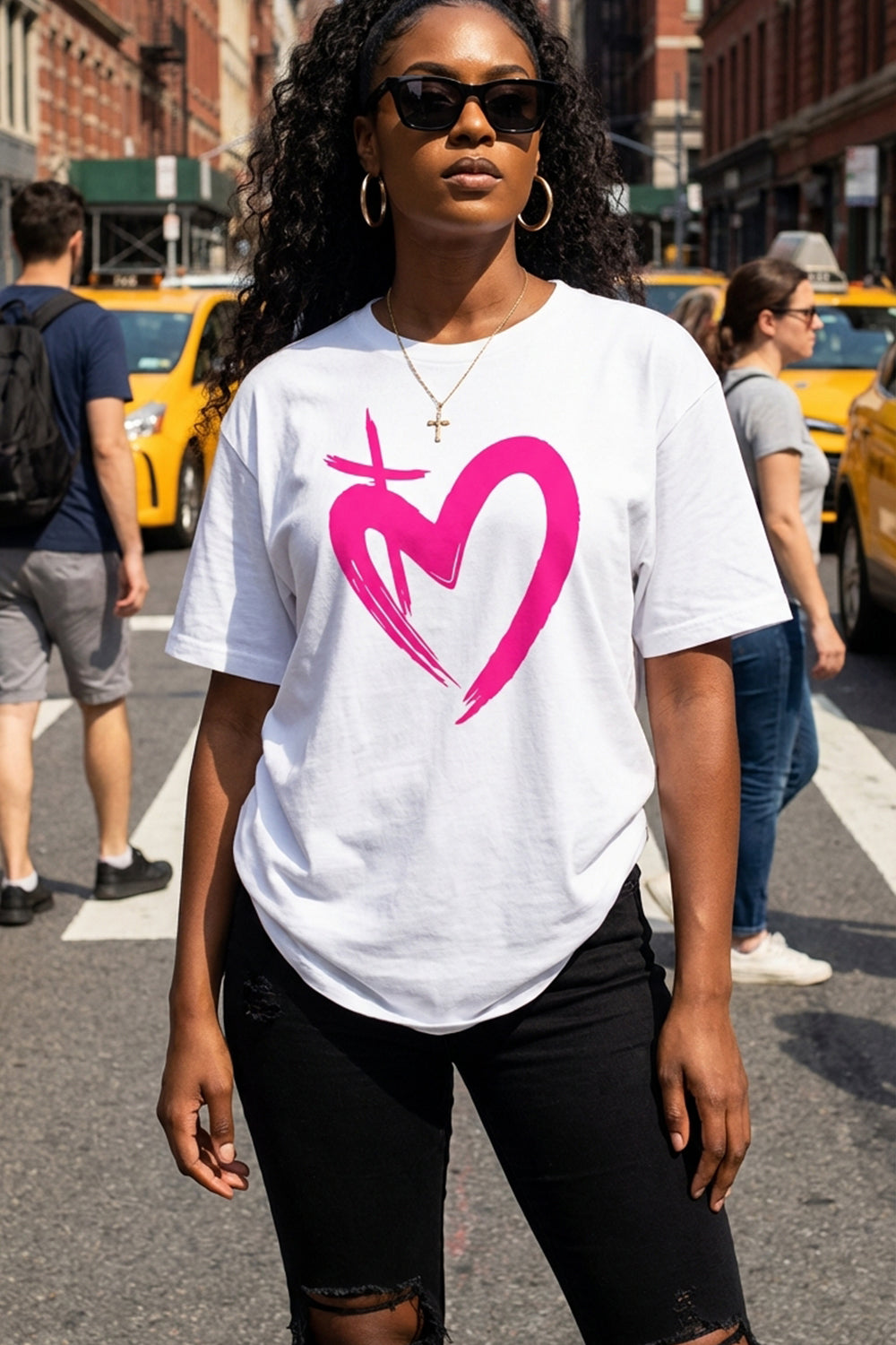 ETERNAL LOVE | Neon Pink Unisex Tshirt