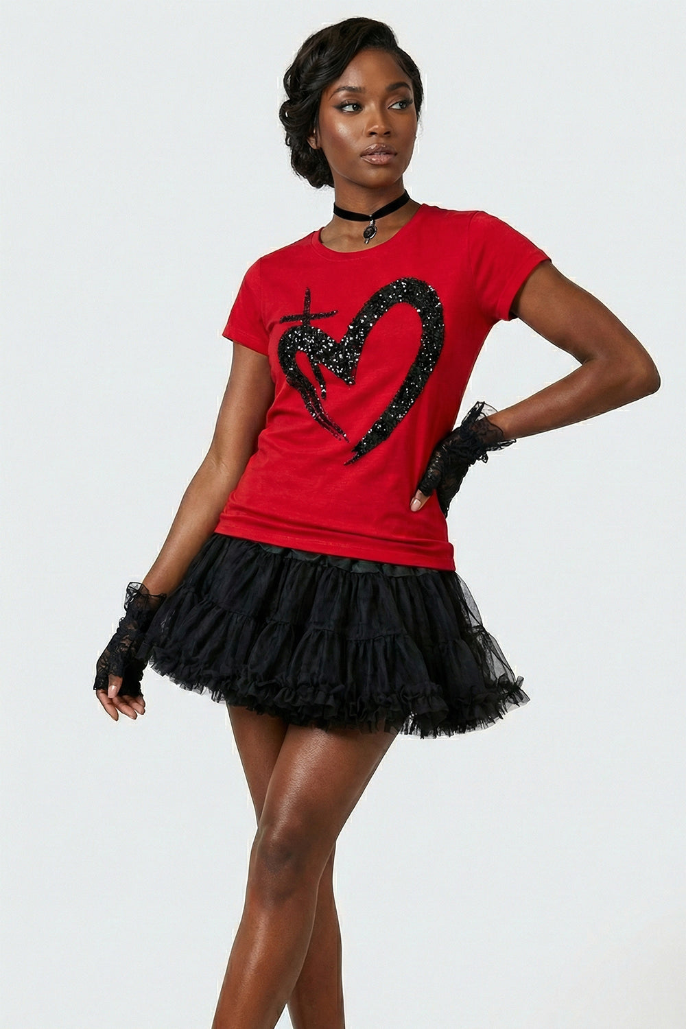 ETERNAL LOVE |  Glitter Womens Tee