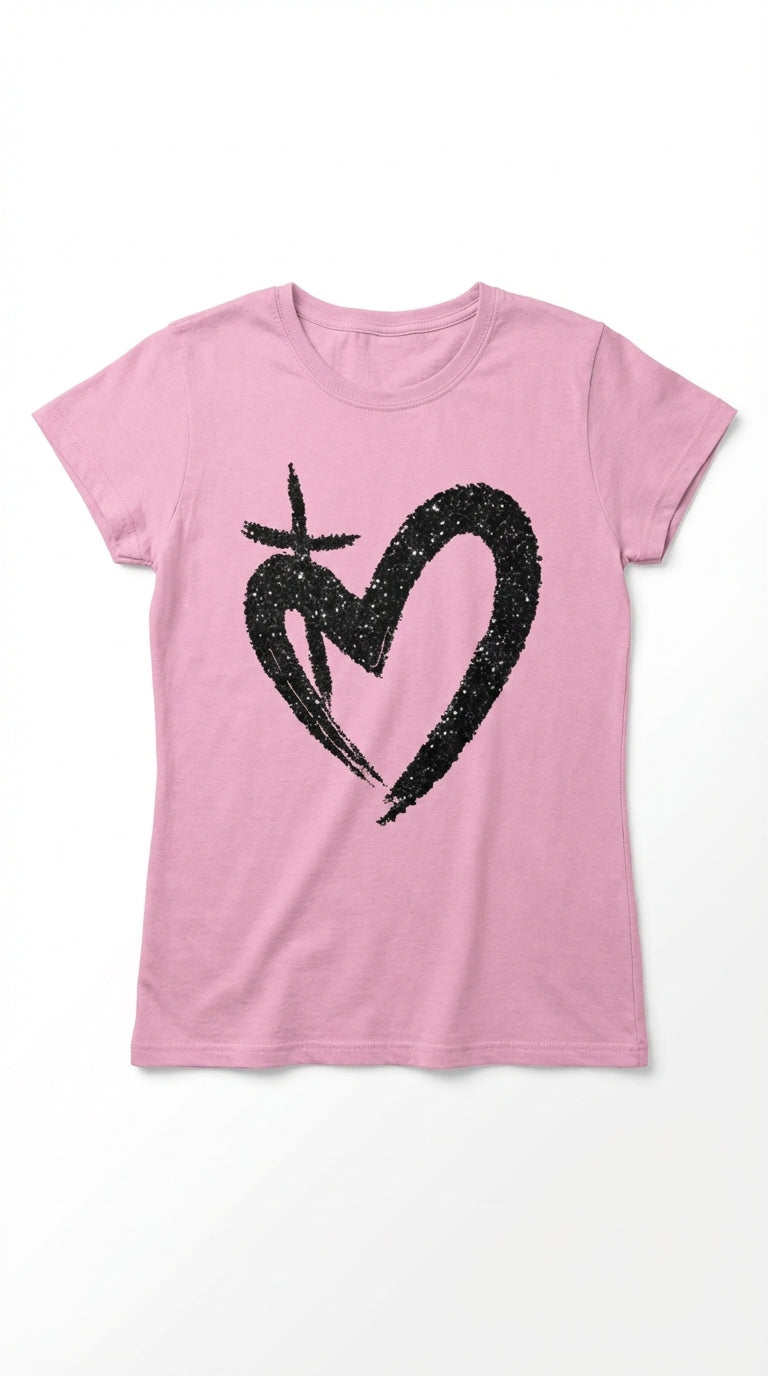 ETERNAL LOVE |  Glitter Womens Tee