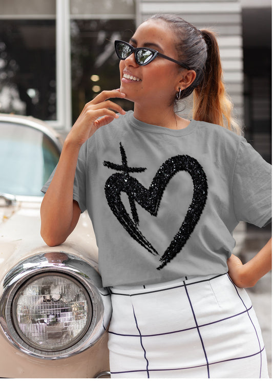 ETERNAL LOVE | Glittery Onyx - Adult T-Shirt