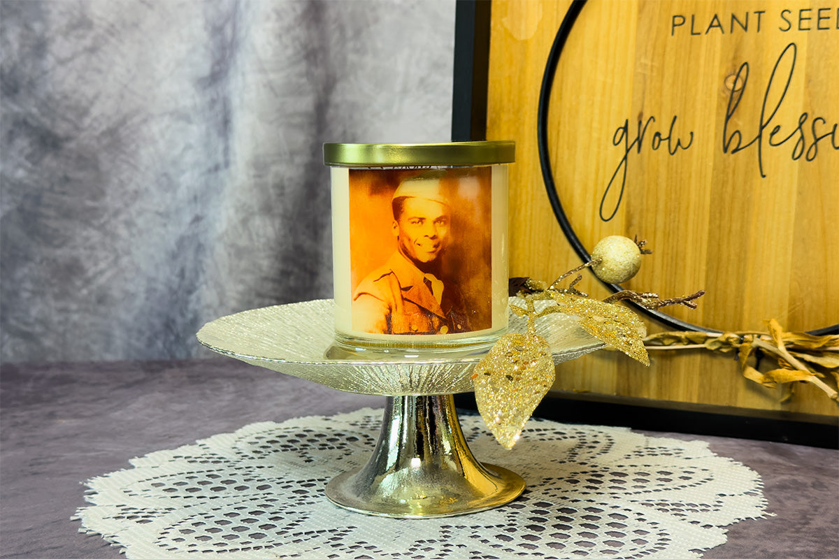 KEEPSAKE  | Memorial Photo Candle (Burn one, Keep one)