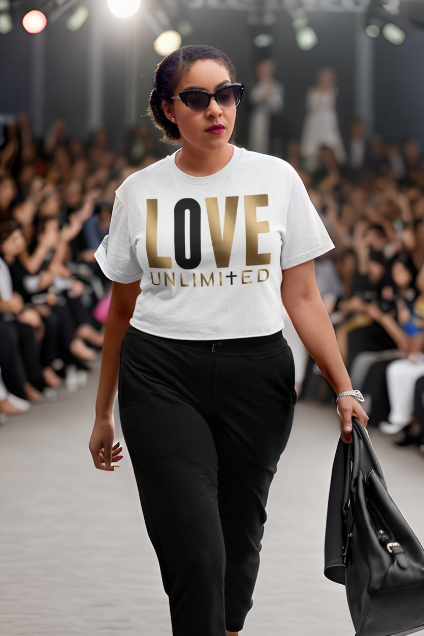 LOVE UNLIMITED | Golden Onyx - Boxy Tee