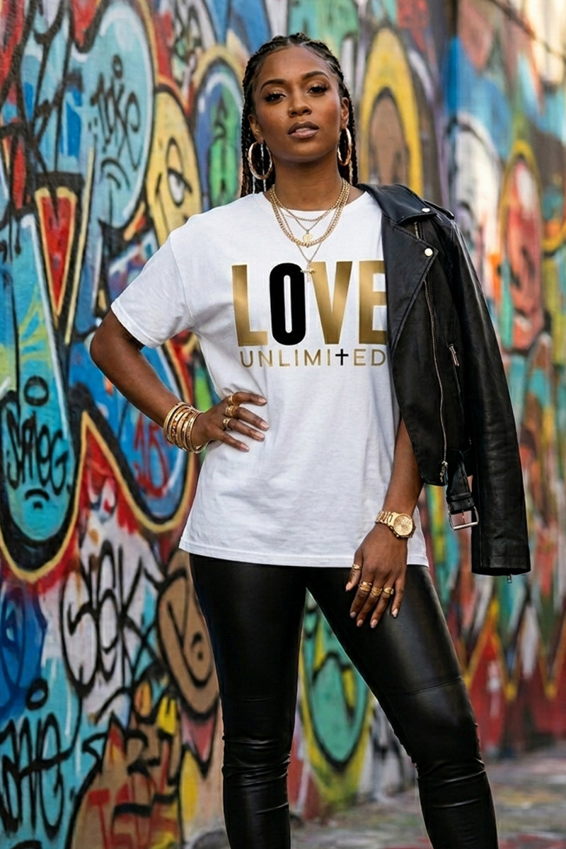LOVE UNLIMITED | Golden Onyx - Adult T-Shirt
