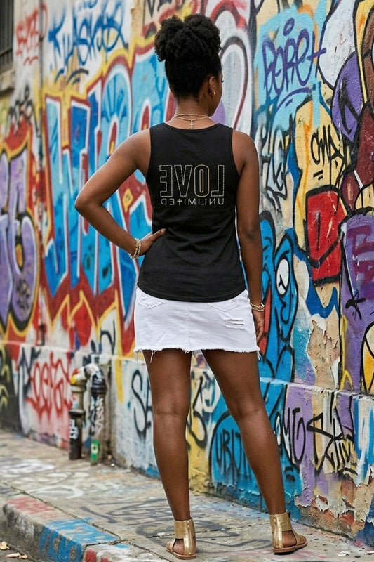 LOVE UNLIMITED | Glittery Majesty - Women's Tank top