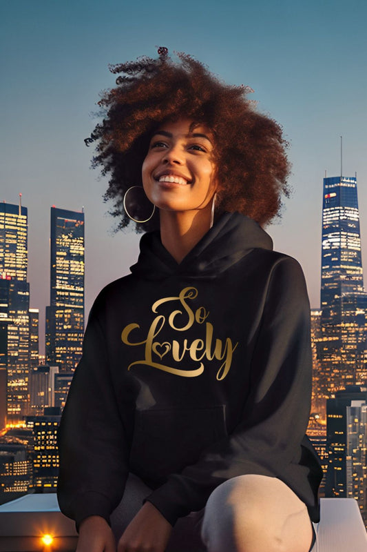 SO LOVELY | Gold Glam - Adult Hoodie