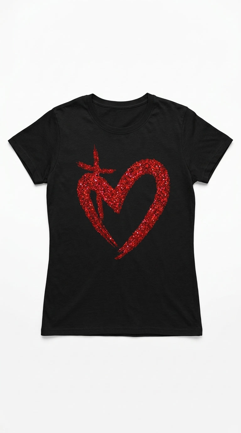 ETERNAL LOVE |  Glitter Womens Tee