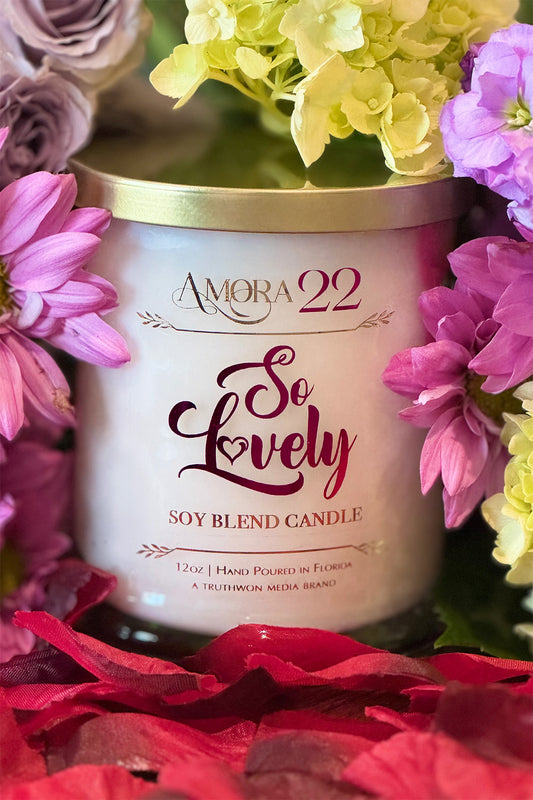 SO LOVELY | Soy Blend Scented Candle