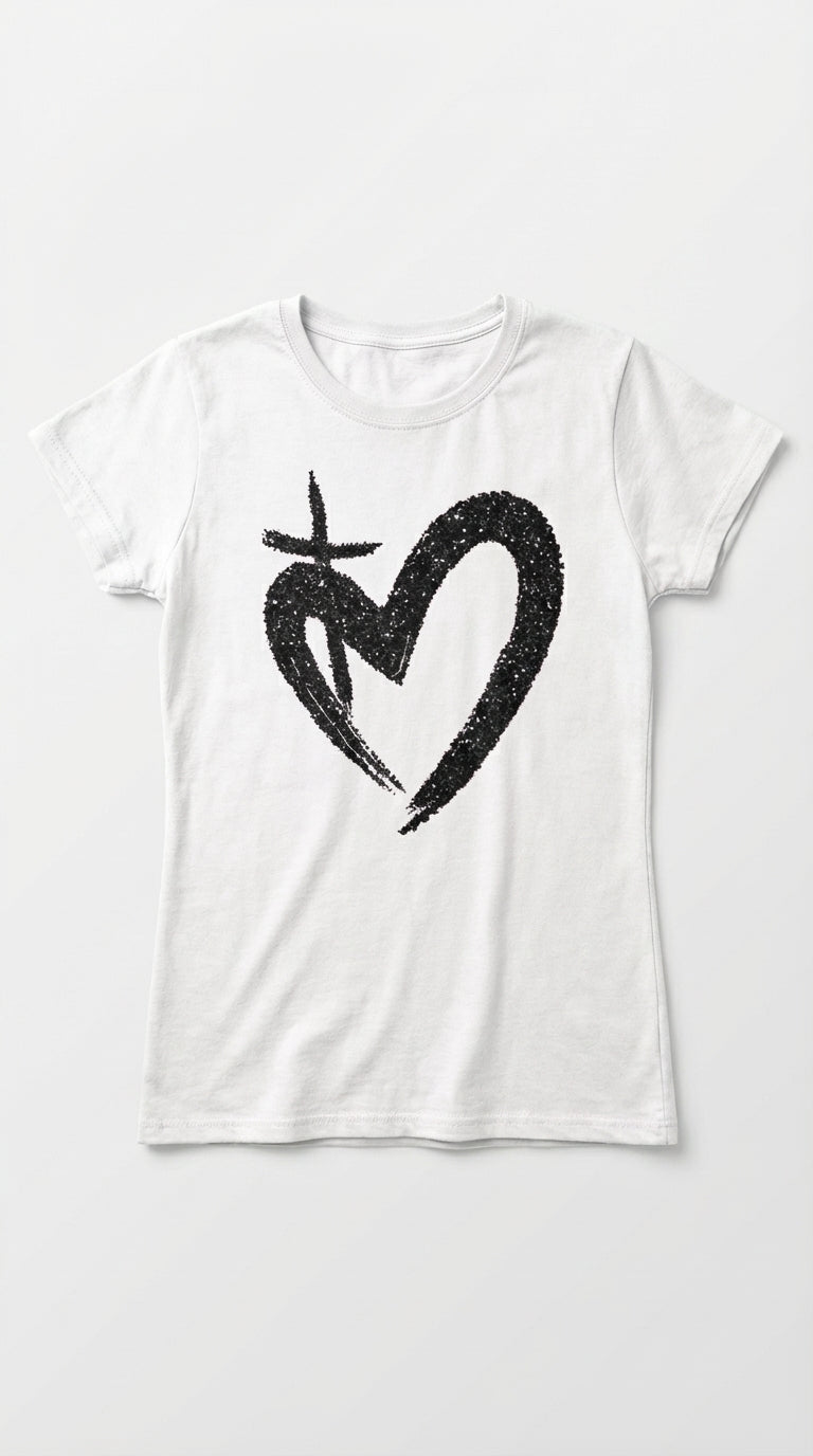 ETERNAL LOVE |  Glitter Womens Tee