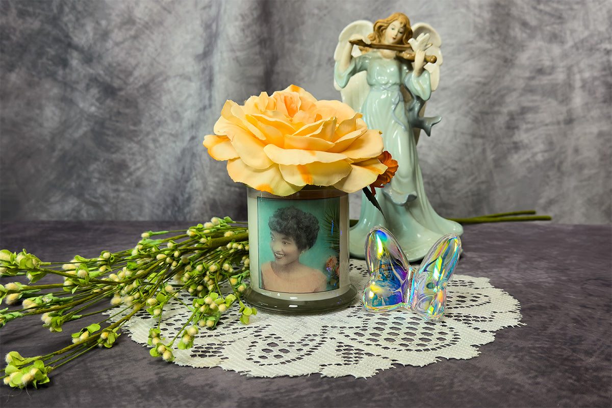 KEEPSAKE  | Memorial Photo Candle (Burn one, Keep one)