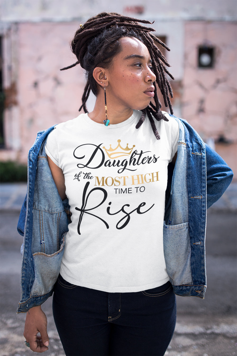 TIME TO RISE | Golden Ivory - Adult Tee