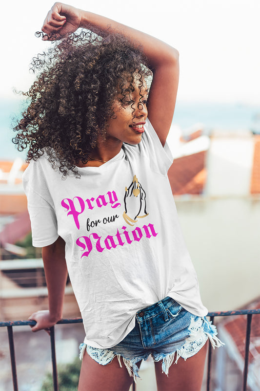 PRAY FOR OUR NATION | Poly Adult Tee