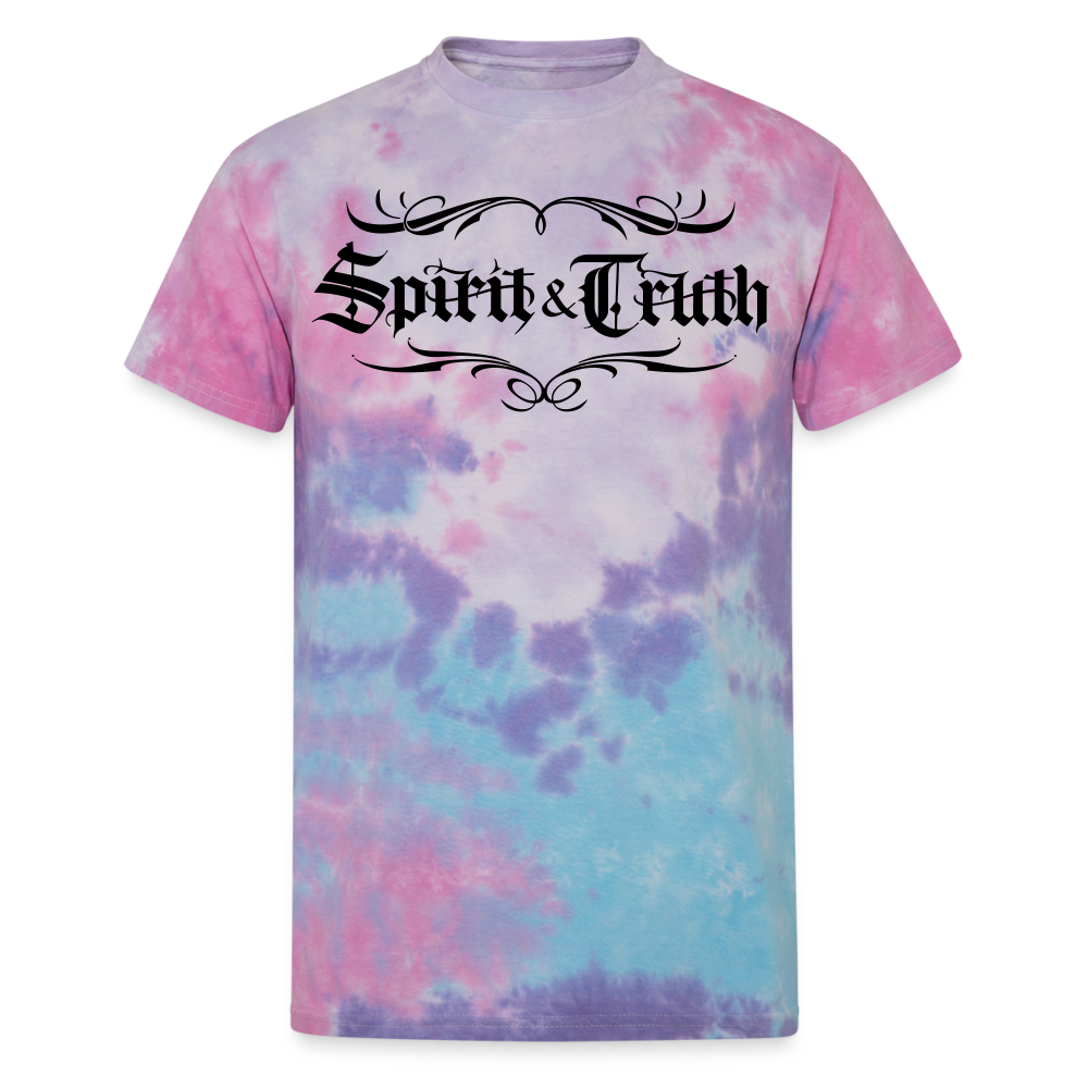 SPIRIT & TRUTH - Velvet Shadow - Tie Dye Tee - cotton candy