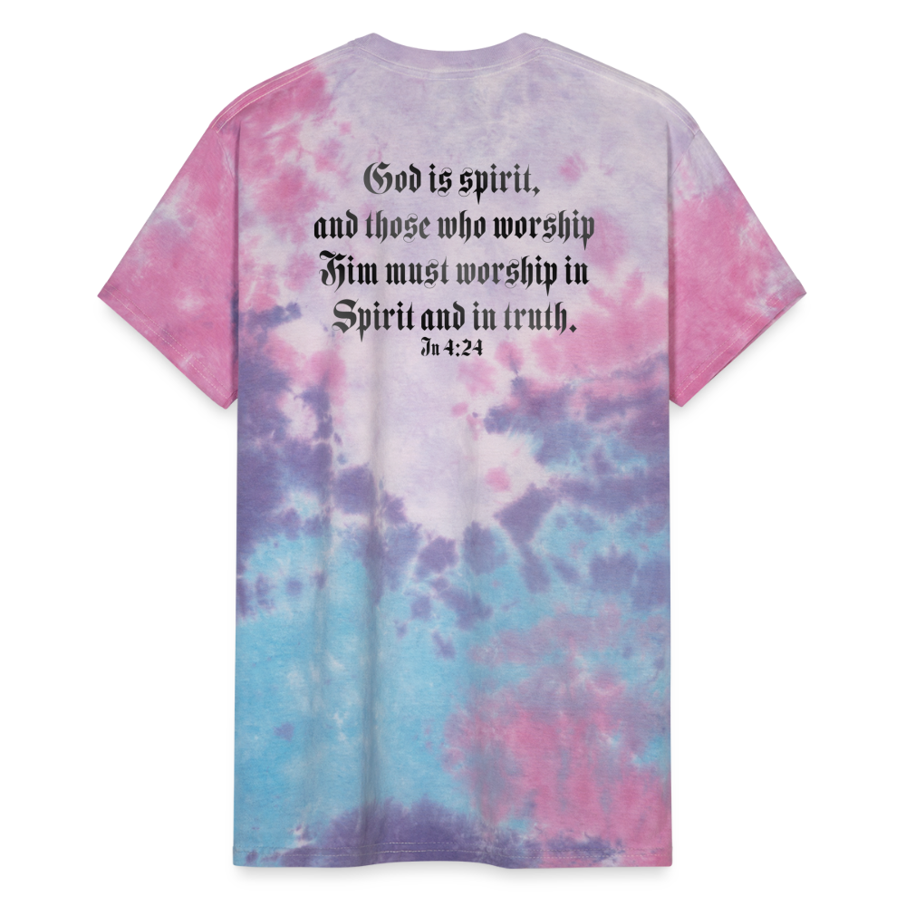 SPIRIT & TRUTH - Velvet Shadow - Tie Dye Tee - cotton candy