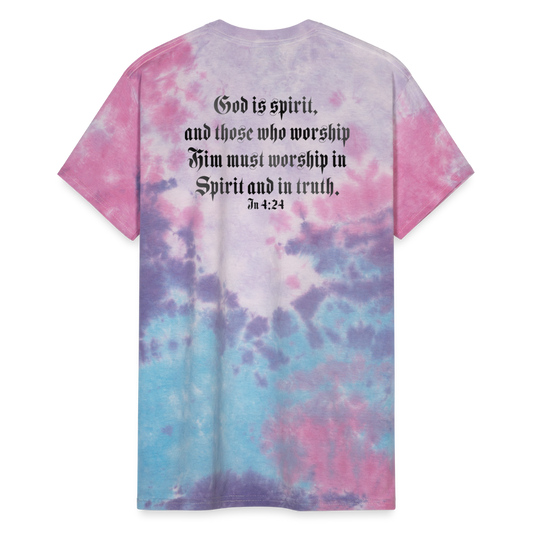 SPIRIT & TRUTH - Velvet Shadow - Tie Dye Tee - cotton candy