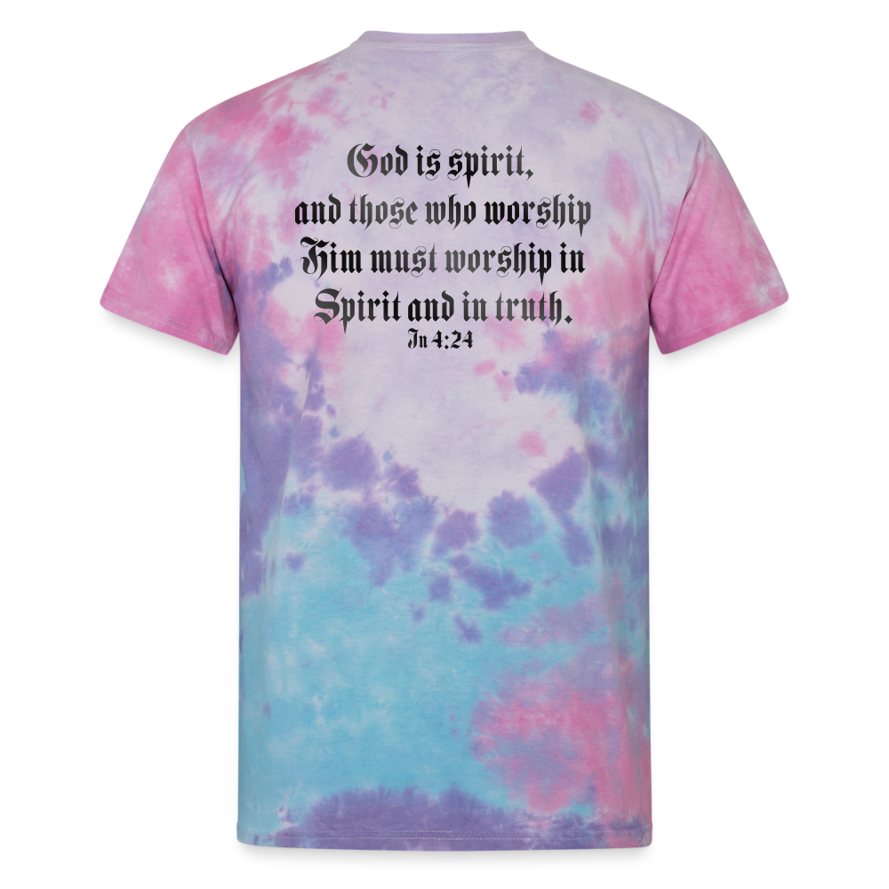 SPIRIT & TRUTH - Velvet Shadow - Tie Dye Tee - cotton candy