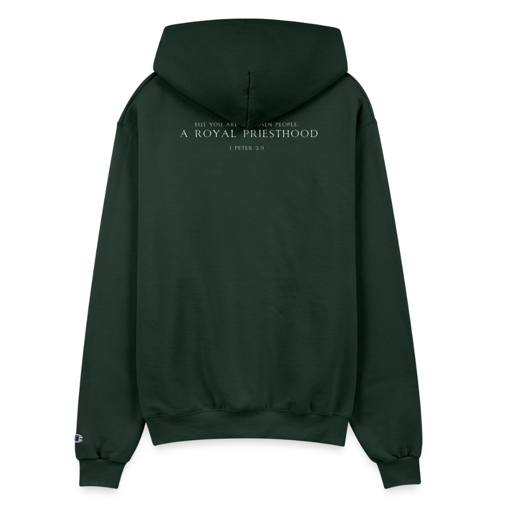 ROYAL PRIESTHOOD | White as Snow - Adult Hoodie - Dark Green