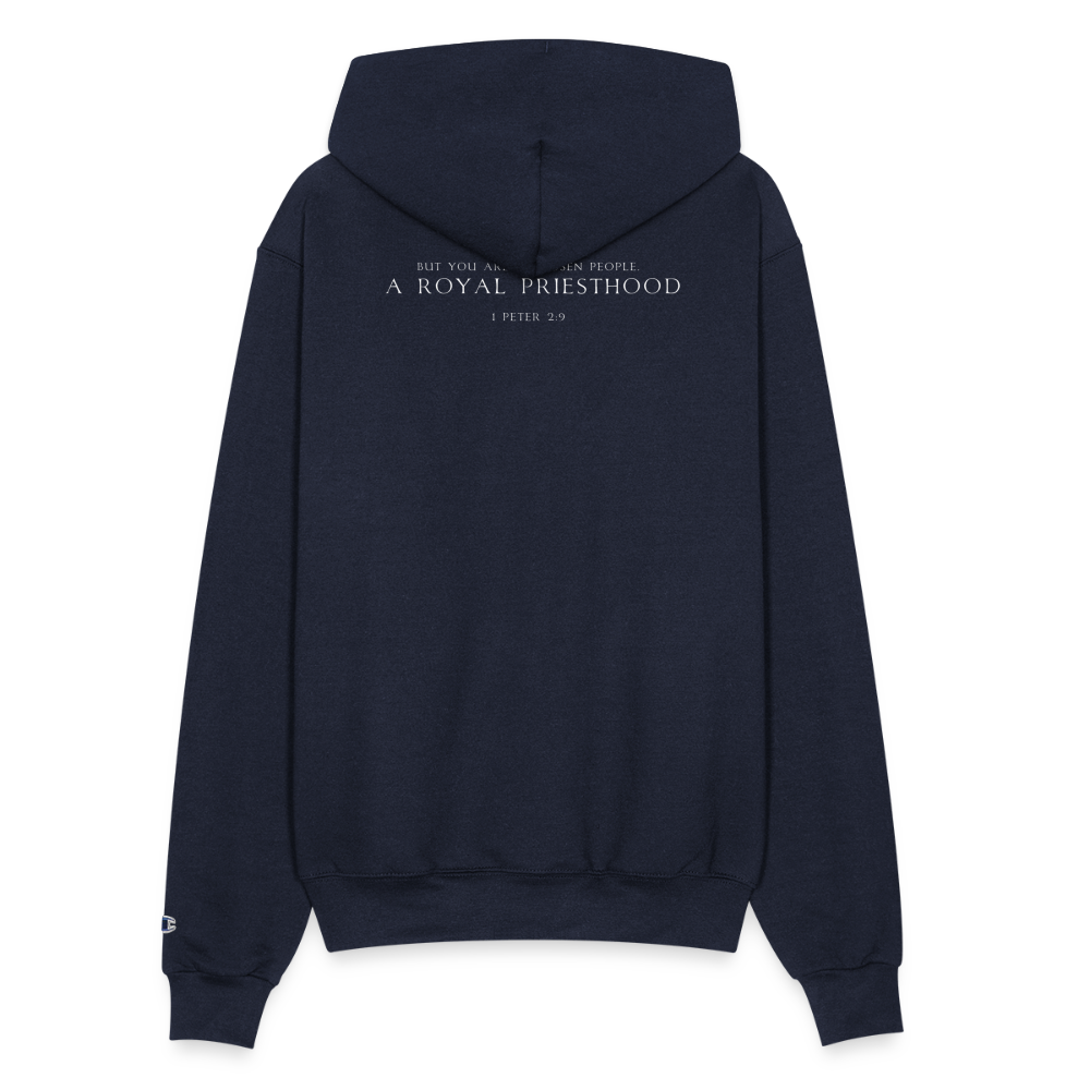 ROYAL PRIESTHOOD | White as Snow - Adult Hoodie - navy