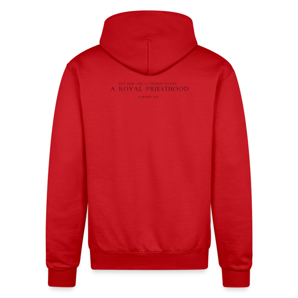 ROYAL PRIESTHOOD | Velvet Shadow - Adult Hoodie - Scarlet