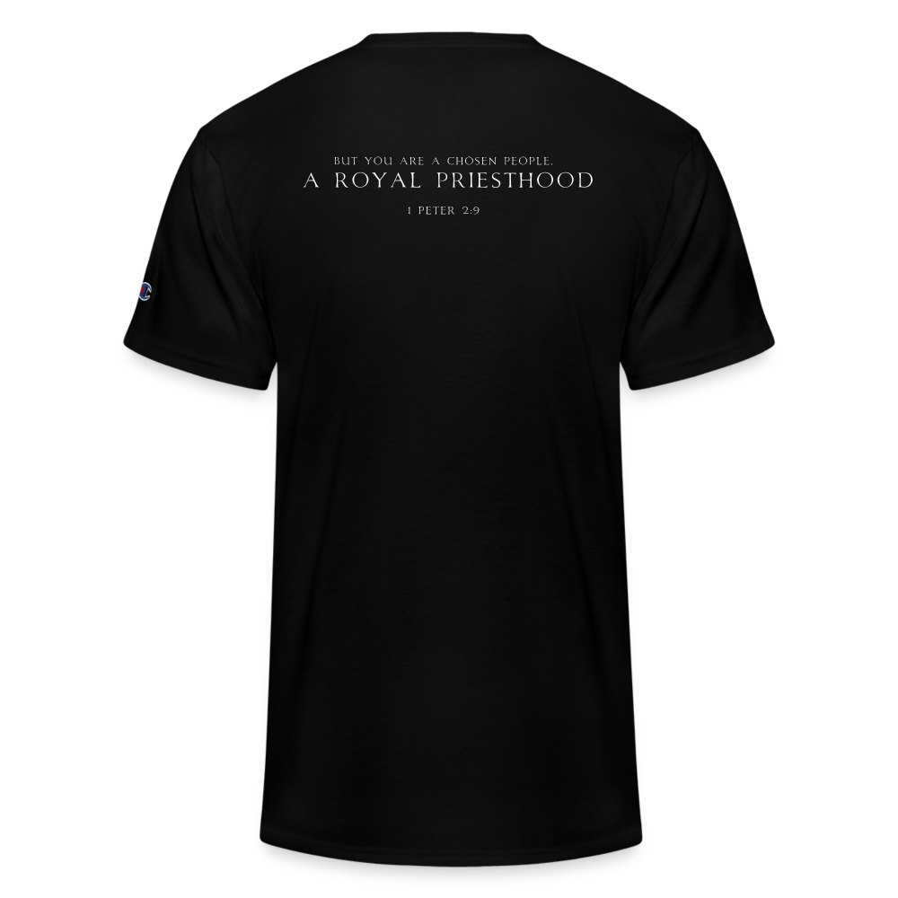 ROYAL PRIESTHOOD | White Snow - Adult T-Shirt - black