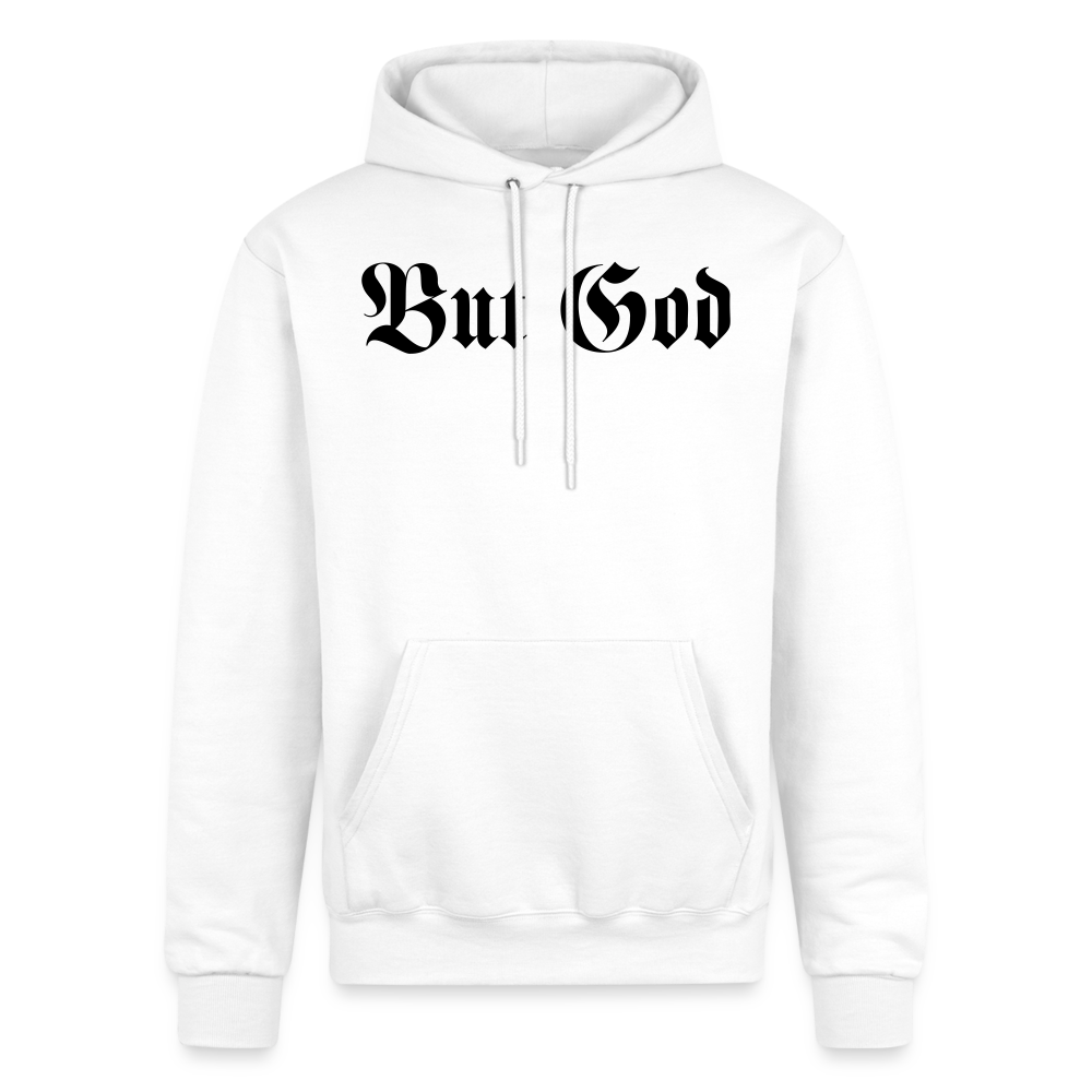 BUT GOD | Black Shadow - Adult Hoodie - white