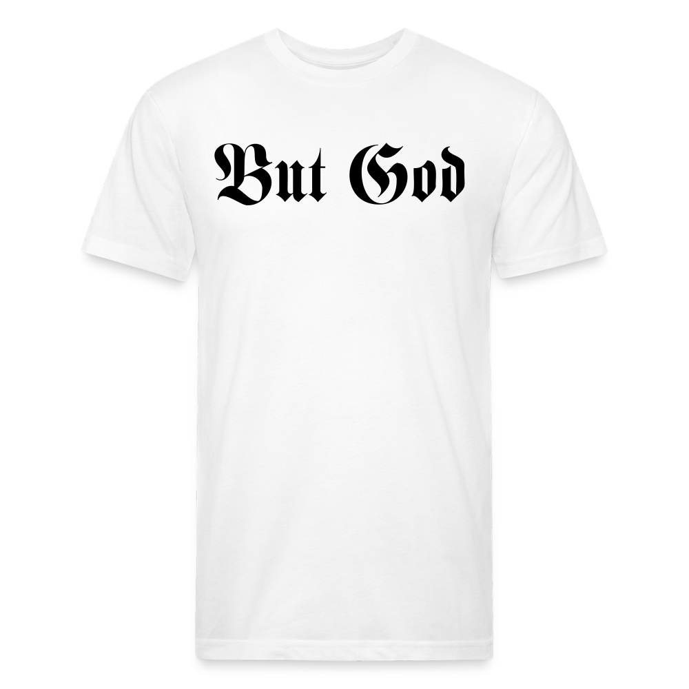 BUT GOD | Velvet Shadow - Fitted Tee - white