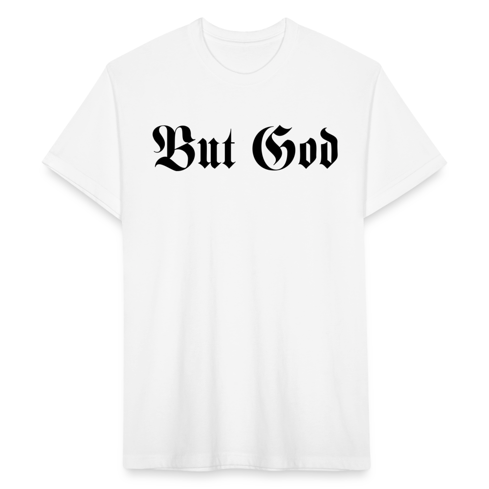 BUT GOD | Velvet Shadow - Fitted Tee - white