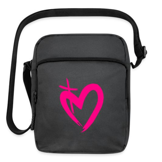 ETERNAL LOVE | Pink Highlighter - Crossbody - charcoal grey