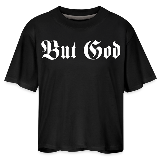 BUT GOD | Sanctified Shade - Boxy Tee - black