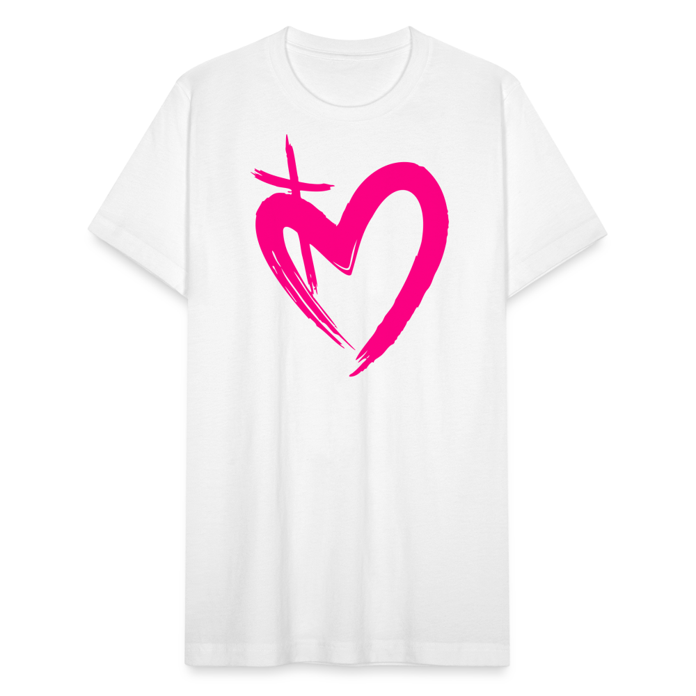 ETERNAL LOVE | Pink Highlighter - Adult T-Shirt - white