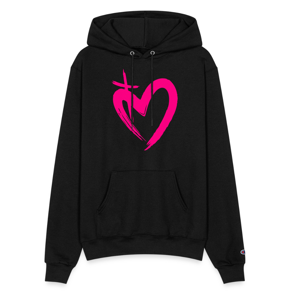 ETERNAL LOVE | Pink Highlighter - Hoodie - black