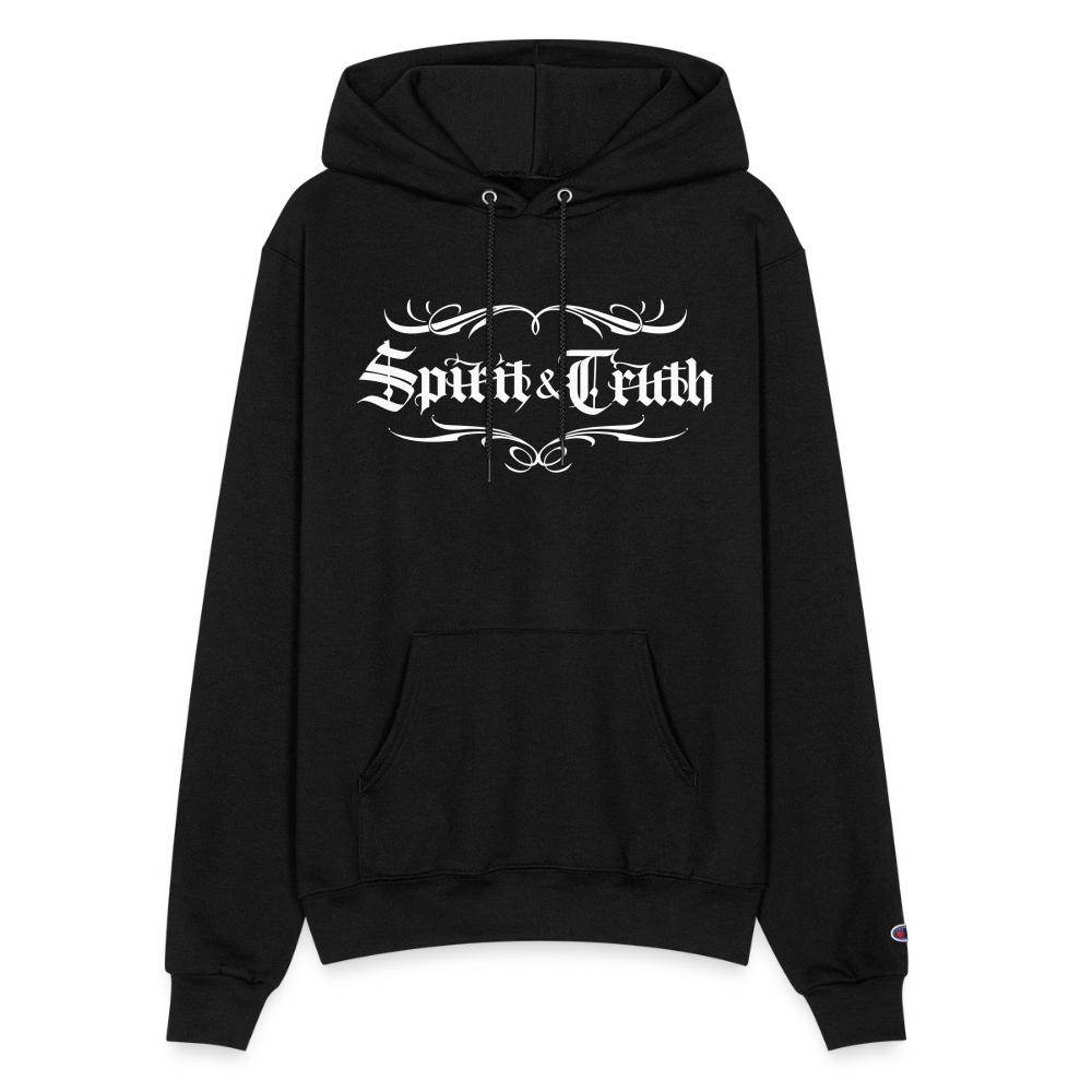 SPIRIT & TRUTH - White as Snow - Adult Hoodie - black