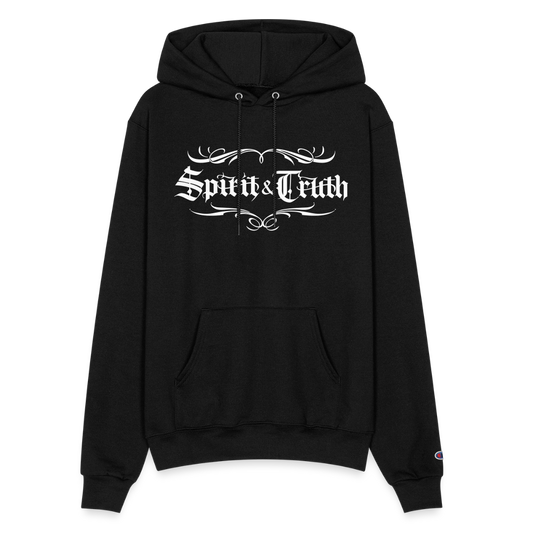 SPIRIT & TRUTH - White as Snow - Adult Hoodie - black