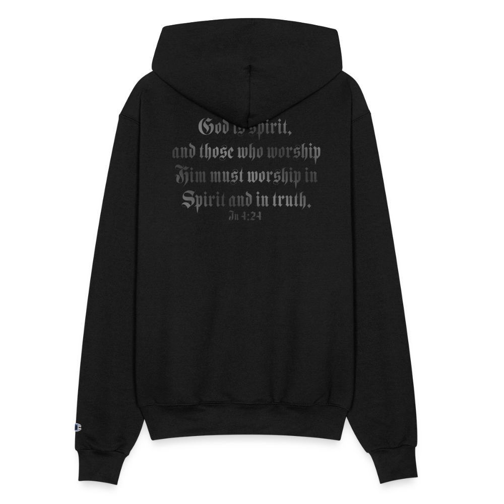 SPIRIT & TRUTH - White as Snow - Adult Hoodie - black