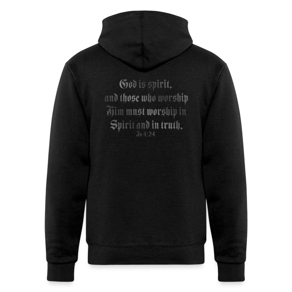 SPIRIT & TRUTH - White as Snow - Adult Hoodie - black